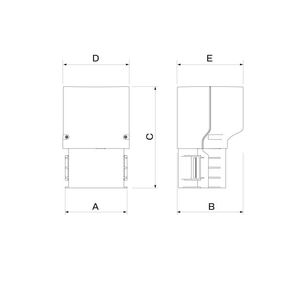 Manson flexibil pentru Excellens MGF 72-EXC PVC alb SCD100584