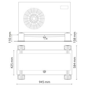 Sistem ajustabil la sol  9898-065-08