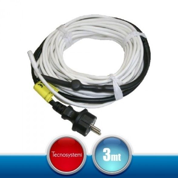 Cablu de incalzire anti-inghet din silicon cu senzor termic incorporat 3MT 11125135