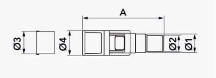 Sifon exterior anti-insecte pentru țeavă Ø 16/18/20