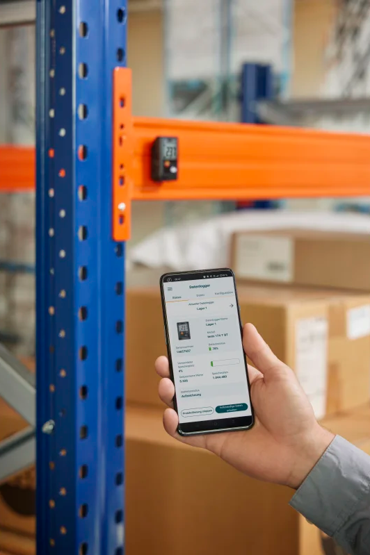 testo 174 T BT - Mini înregistrator de date pentru temperatură cu Bluetooth® și conexiune la aplicație