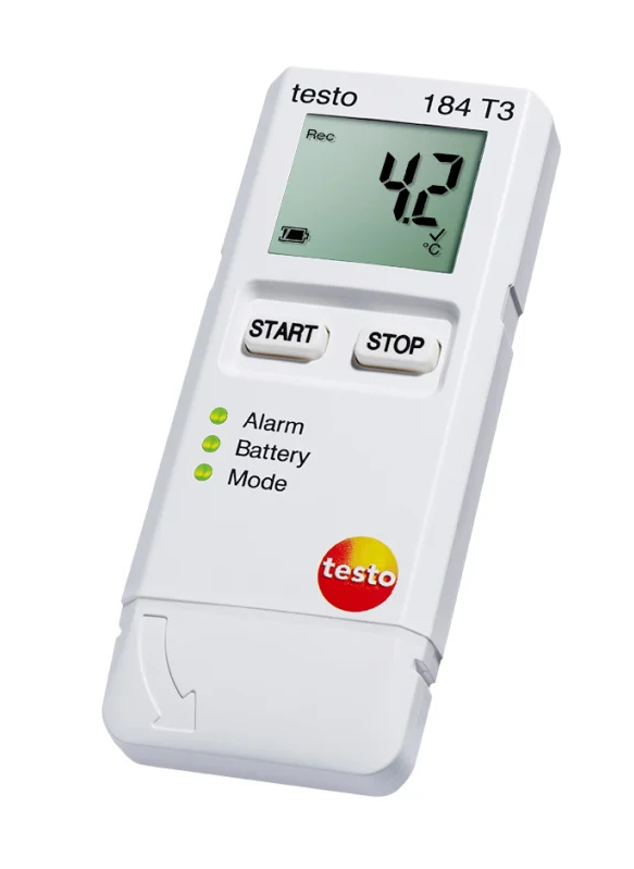 testo 184 T3 - Data logger de temperatură pentru monitorizarea transportului