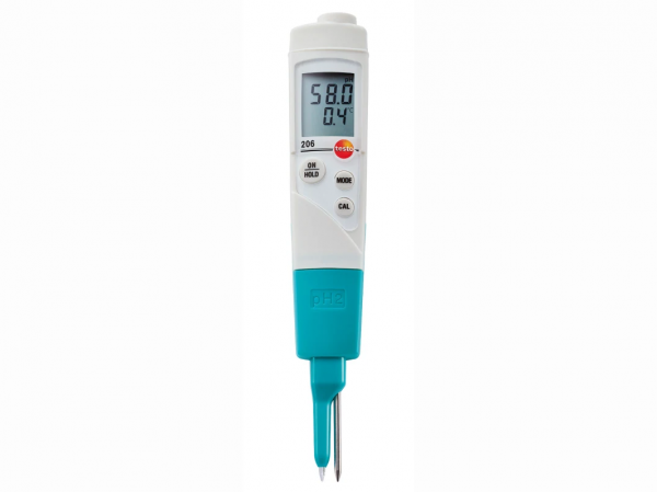 Set testo 206 pH2 - pH-metru pentru măsurarea în medii semisolide