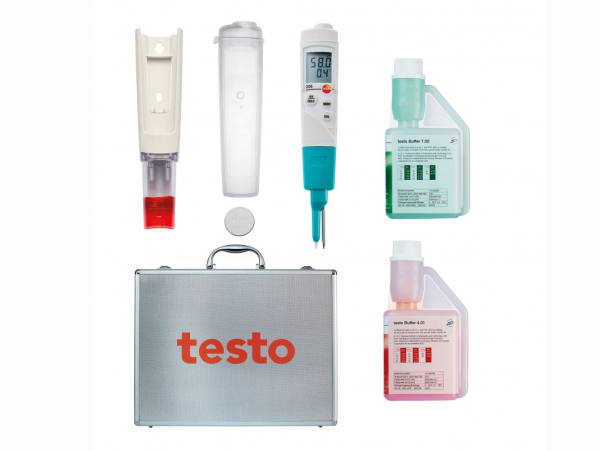 Set testo 206 pH2 - pH-metru pentru măsurarea în medii semisolide