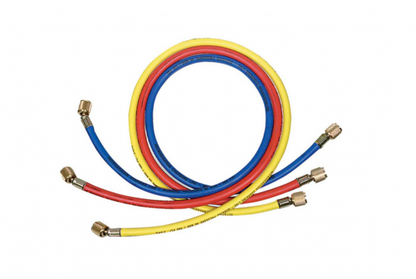 Kit statie manometrica cu 4 iesiri si protectie din cauciuc + 3 tuburi R32-R410-R22 TSC200017
