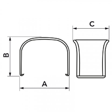 Prelungitor canal MG MG75 - OPT WHITE