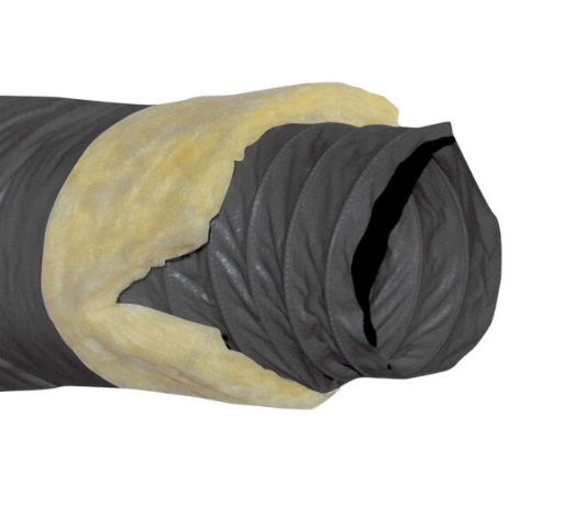 Tub flexibil termo-fonoziolat cu perete dublu pentru ventilare