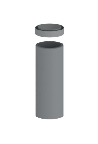 Teava din EPS pentru MVHR Ø125 si Ø160 lungime 1000 mm