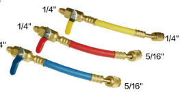 Set 3 robineti cu tub flexibil R410-YV