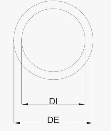 Tub gofrat ventilare felxibil antistatic antibacterial Ø75 Tecnosystemi 