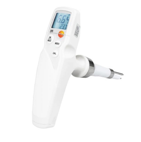 testo 205 - Instrument de măsurare a PH-ului cu o singură mână