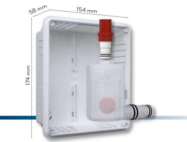 Kit Sifon cu evacuare orizontala 16/18 - 18/20 mm - MINI VC 9899-238-01A